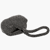 Luxe | Silver Crystal Mesh Knot Bag – Glamorous & Eye - Catching - in Gold | Arvea Bags