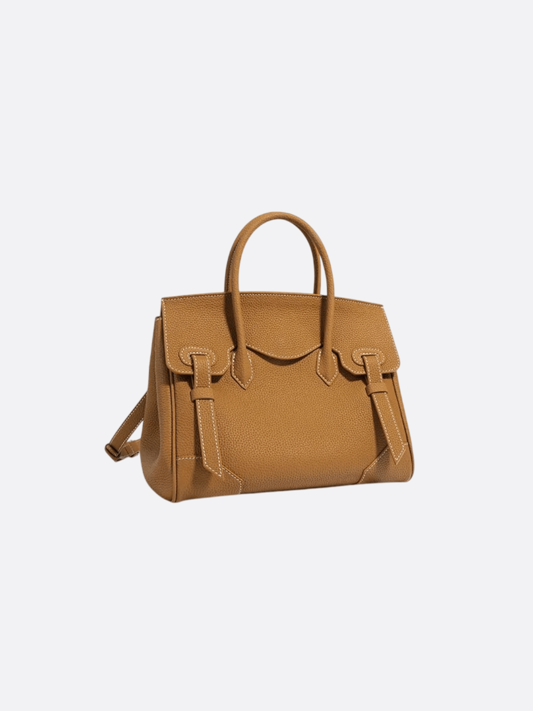 Luxury full - grain leather tote bag in camel – timeless and versatile fashion accessory - in Camel | Arvea Bags