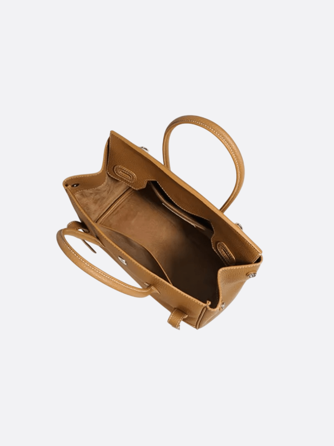 Luxury full - grain leather tote bag in camel – timeless and versatile fashion accessory - in Camel | Arvea Bags