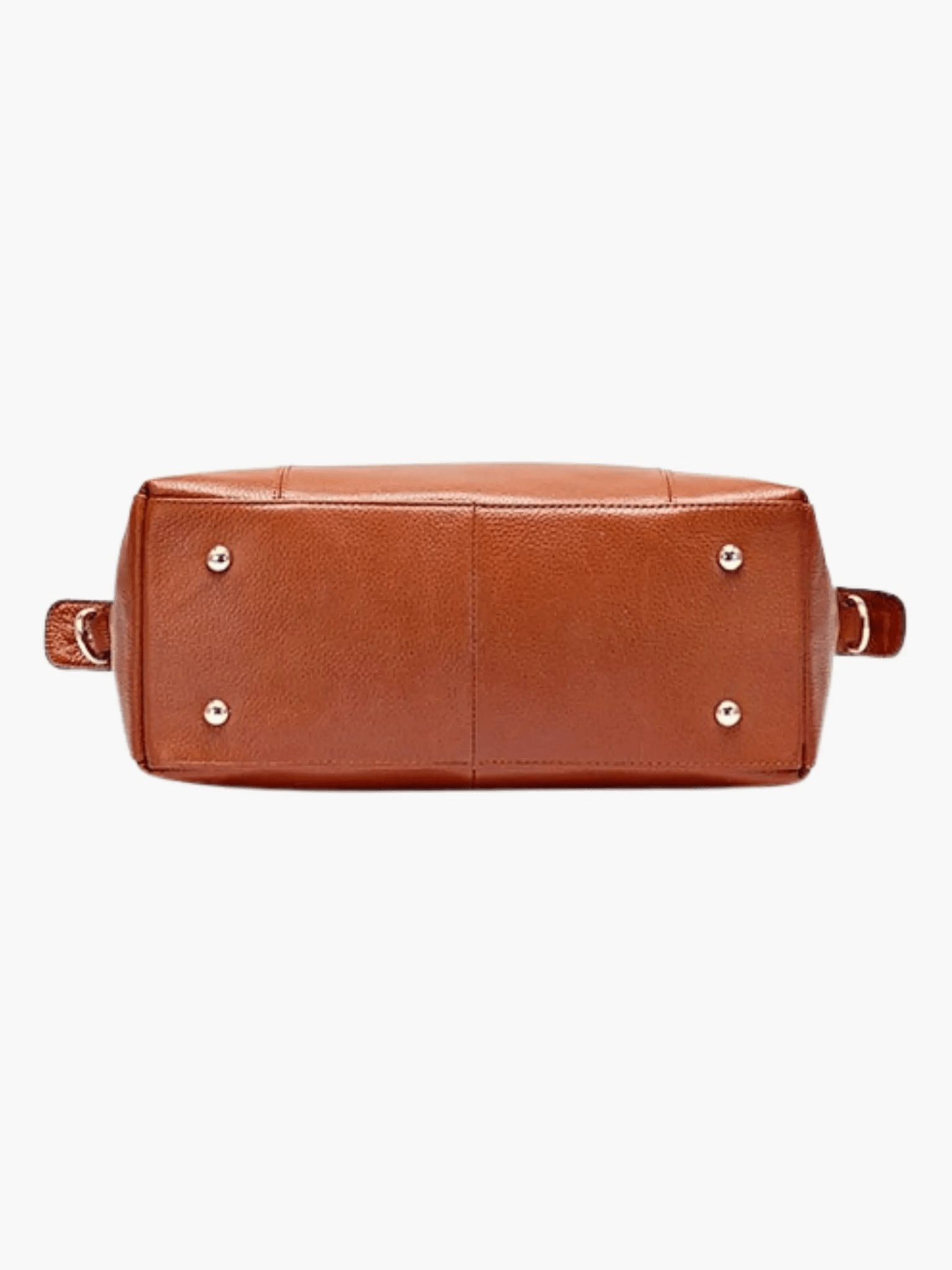 Madeline | Brown Leather Weekender Tote – Chic & Spacious - in Black | Arvea Bags
