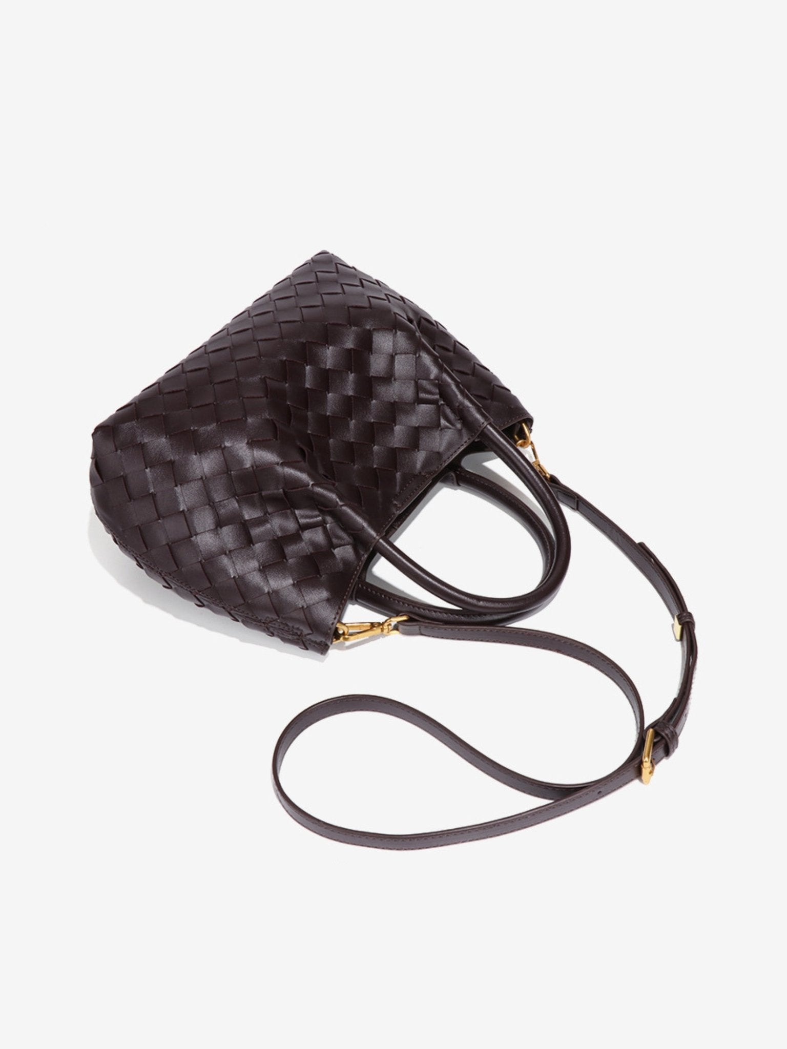 Mariana Woven Mini Tote - Soft Silhouette - in Green | Arvea Bags