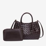 Mariana Woven Mini Tote - Soft Silhouette - in Green | Arvea Bags