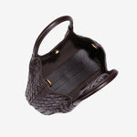 Mariana Woven Mini Tote - Soft Silhouette - in Green | Arvea Bags