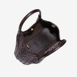 Mariana Woven Mini Tote - Soft Silhouette - in Green | Arvea Bags