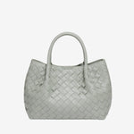 Mariana Woven Mini Tote - Soft Silhouette - in Light Grey | Arvea Bags