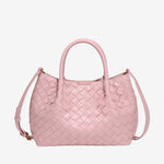 Mariana Woven Mini Tote - Soft Silhouette - in Light Pink | Arvea Bags