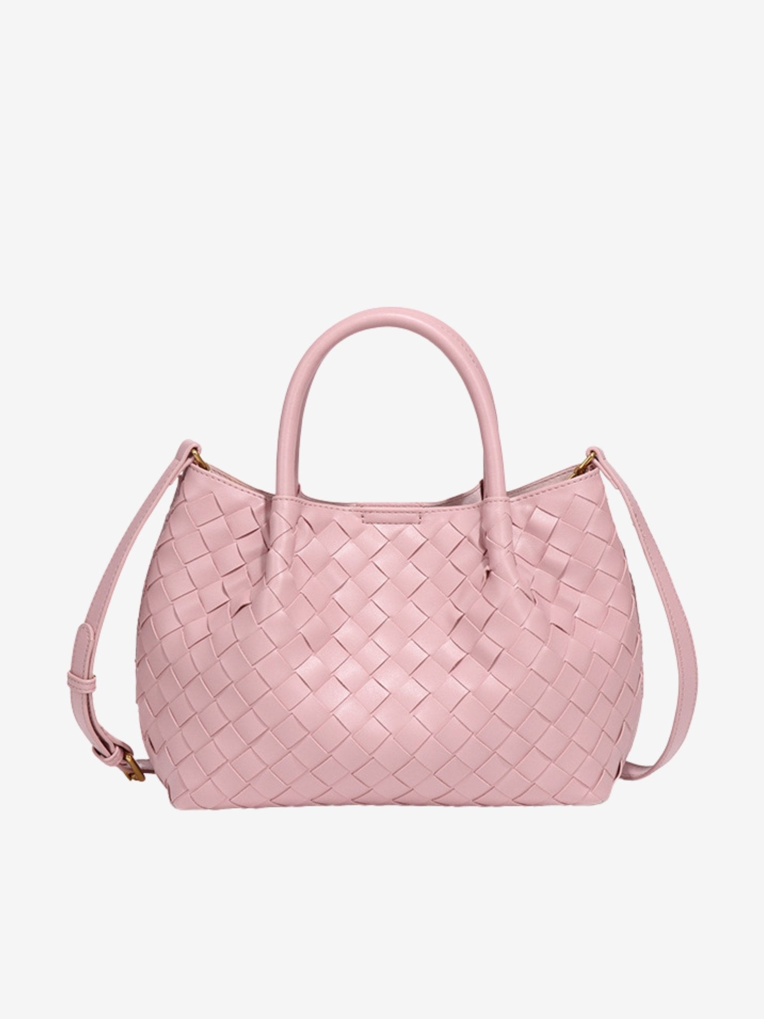 Mariana Woven Mini Tote - Soft Silhouette - in Light Pink | Arvea Bags