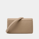 Mariselle | Luxe Taupe Leather Crossbody Bag – Elegant & Versatile - in Khaki | Arvea Bags