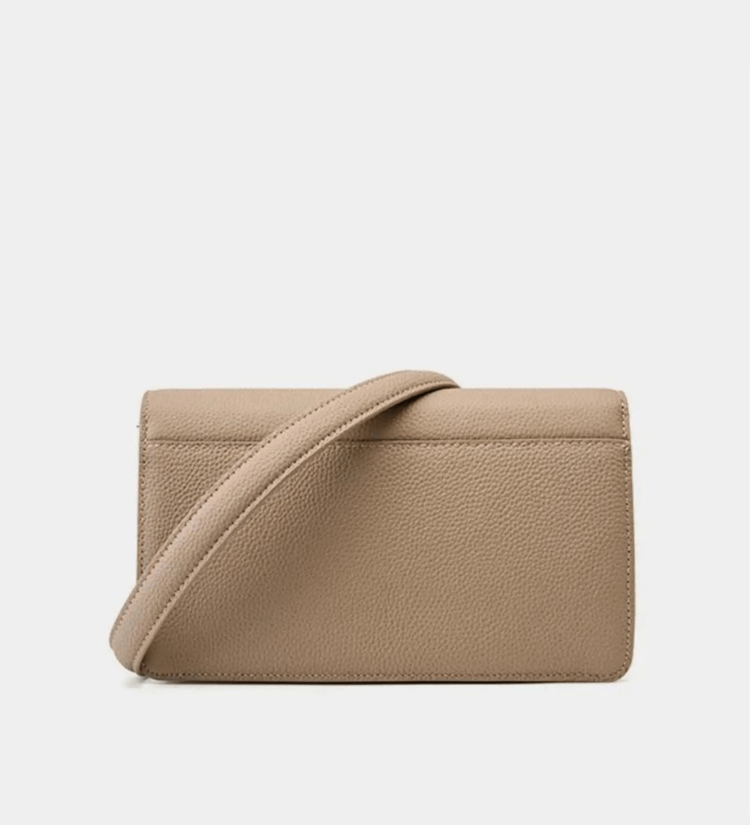Mariselle | Luxe Taupe Leather Crossbody Bag – Elegant & Versatile - in Khaki | Arvea Bags