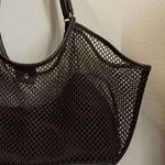 Maya Mesh Shopper Bag – Lightweight Spacious Tote for Everyday Use - in Brown | Arvea Bags
