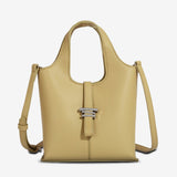 Minimalist Structured Crossbody Tote Bag for Women - in Pear Yellow | Arvea Bags