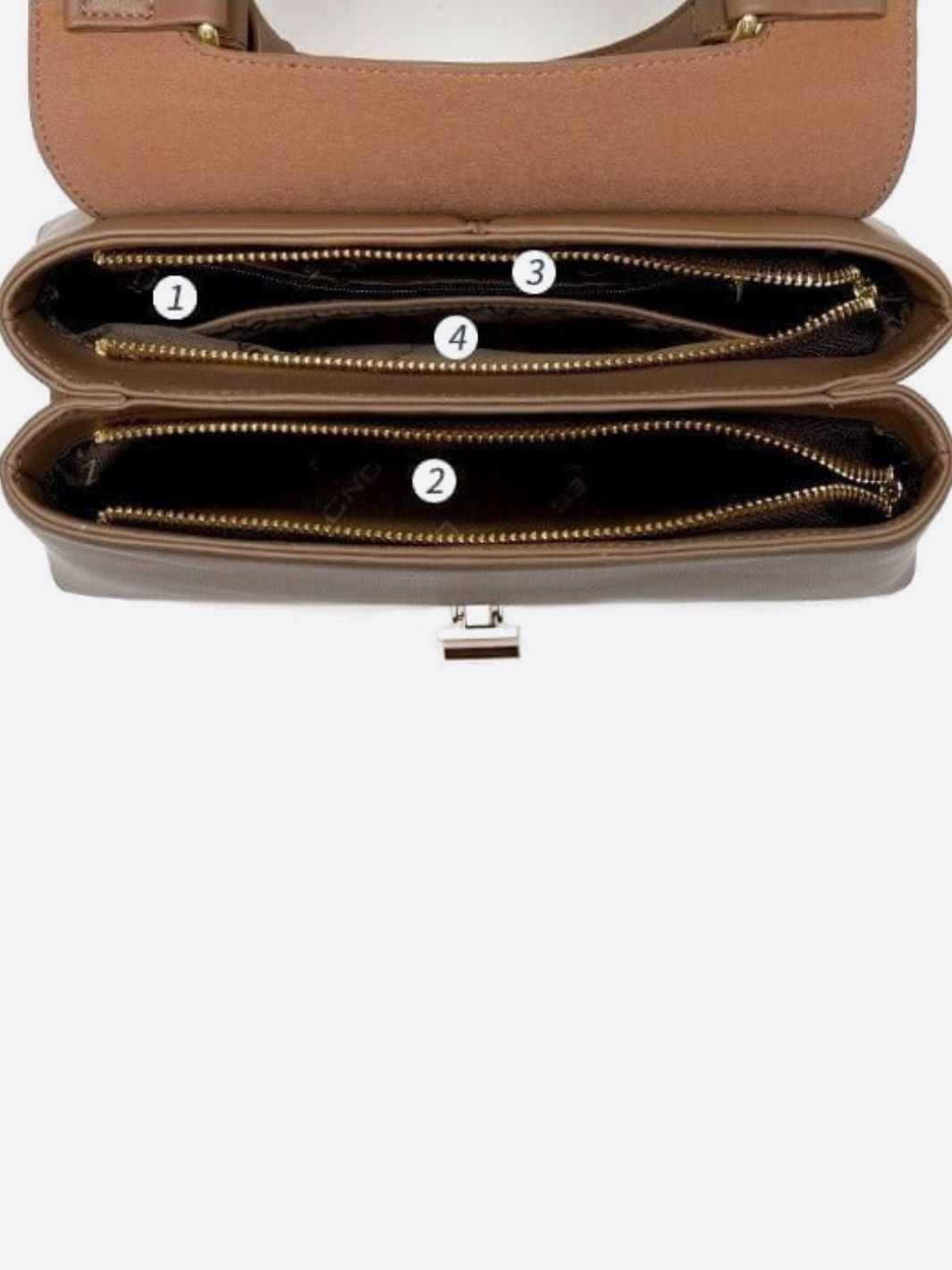 Minimalist Trapeze Handbag with Top Handle and Shoulder Strap - in White | Arvea Bags