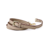 Mireza | Taupe Textured Leather Handbag – Elegant & Versatile - in Taupe | Arvea Bags