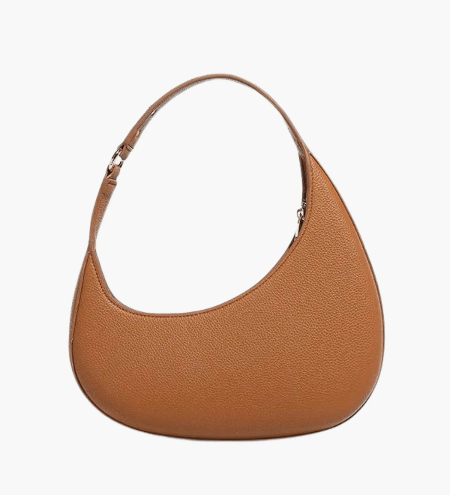 Myrrisa | Luxe Taupe Leather Shoulder Bag – Minimal & Chic - in Brown | Arvea Bags