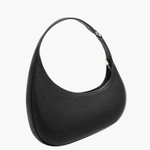 Myrrisa | Luxe Taupe Leather Shoulder Bag – Minimal & Chic - in Khaki | Arvea Bags