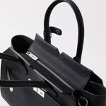 Natalie | Taupe Leather Satchel Bag – Elegant & Timeless - in Khaki | Arvea Bags