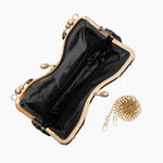 Nivara | Vintage - Inspired Sequin Evening Bag – Elegant & Glamorous Design - in Black | Arvea Bags