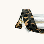 Novara | Leopard Print Woven Bag Strap – Bold & Adjustable Accessory - in Multicolor | Arvea Bags