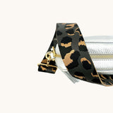 Novara | Leopard Print Woven Bag Strap – Bold & Adjustable Accessory - in Multicolor | Arvea Bags