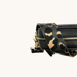 Novara | Leopard Print Woven Bag Strap – Bold & Adjustable Accessory - in Multicolor | Arvea Bags