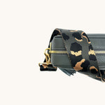 Novara | Leopard Print Woven Bag Strap – Bold & Adjustable Accessory - in Multicolor | Arvea Bags