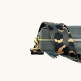 Novara | Leopard Print Woven Bag Strap – Bold & Adjustable Accessory - in Multicolor | Arvea Bags