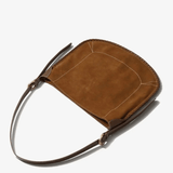 Nyxaria | Luxe Suede Leather Hobo Bag – Effortlessly Chic - in Dark Brown | Arvea Bags