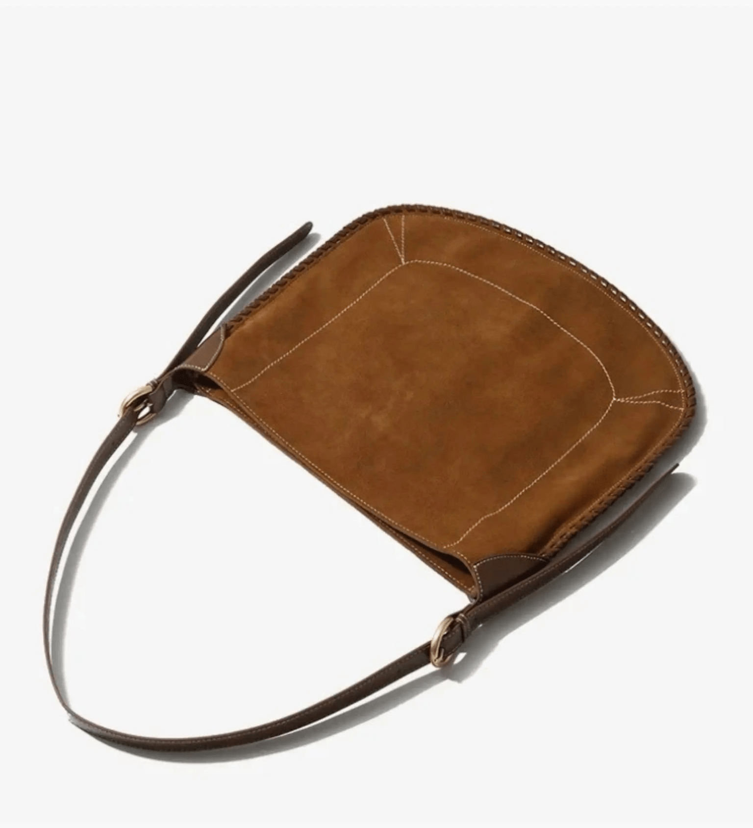 Nyxaria | Luxe Suede Leather Hobo Bag – Effortlessly Chic - in Dark Brown | Arvea Bags