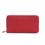 Ondine | Vibrant Leather Zip - Around Wallet – Chic & Functional Luxury - in Red | Arvea Bags