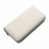 Ondine | Vibrant Leather Zip - Around Wallet – Chic & Functional Luxury - in White | Arvea Bags