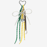 Oriantha | Pearl Bow Charm – Elegant, Feminine & Timeless - in Green | Arvea Bags