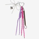 Oriantha | Pearl Bow Charm – Elegant, Feminine & Timeless - in Purple | Arvea Bags