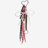 Oriantha | Pearl Bow Charm – Elegant, Feminine & Timeless - in Red | Arvea Bags