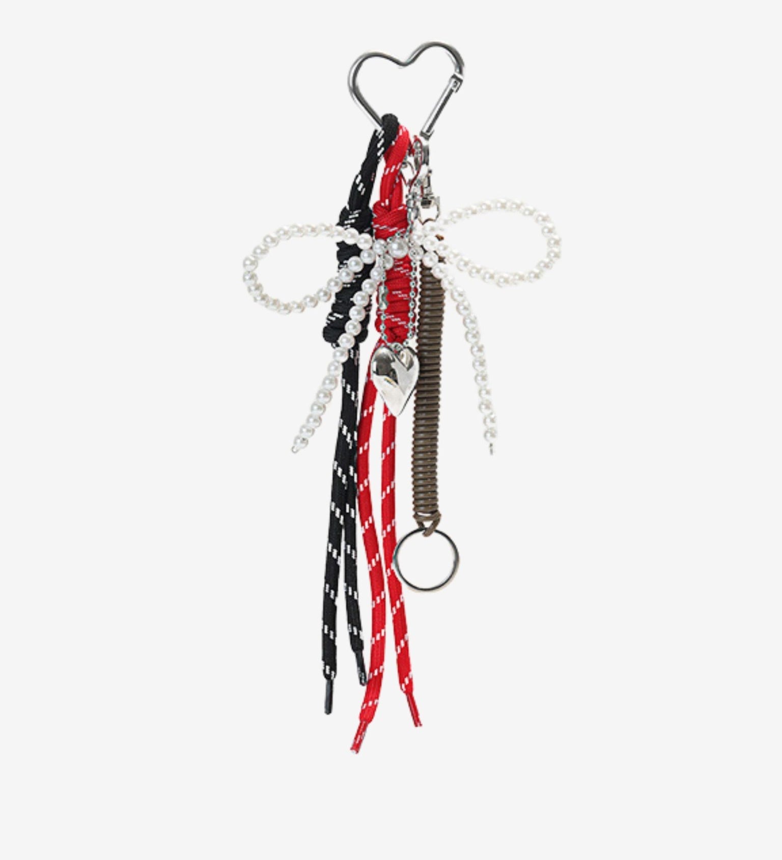 Oriantha | Pearl Bow Charm – Elegant, Feminine & Timeless - in Red | Arvea Bags