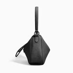 Paloma Leather Shoulder Bag – Modern Designer Hobo for Women - in Black | Arvea Bags