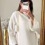 Pearl Beaded Top Handle Bag – Vintage - Inspired Handbag for Special Occasions - in White | Arvea Bags