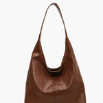 Ravellea | Luxe Black Leather Hobo Bag – Minimal & Chic - in Brown | Arvea Bags