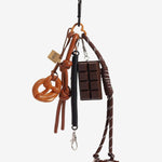 Rhiannon | Handcrafted Wooden Knot Bag Charm – Rustic, Artistic & Unique - in Black | Arvea Bags