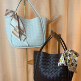 Rizelle Tote Bag – Structured Everyday Handbag with Minimalist Design - in Black | Arvea Bags