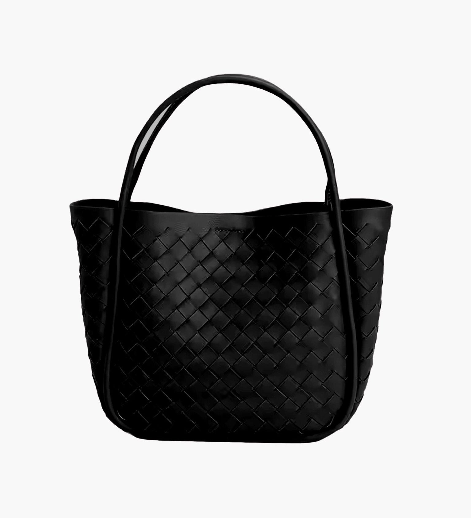 Rizelle Tote Bag – Structured Everyday Handbag with Minimalist Design - in Black | Arvea Bags