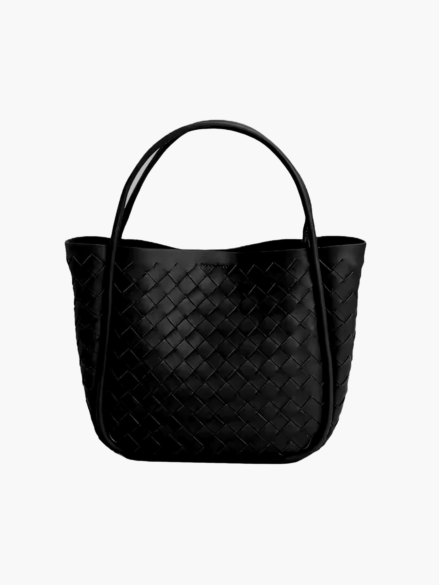 Rizelle Tote Bag – Structured Everyday Handbag with Minimalist Design - in Black | Arvea Bags