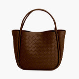 Rizelle Tote Bag – Structured Everyday Handbag with Minimalist Design - in Brown | Arvea Bags