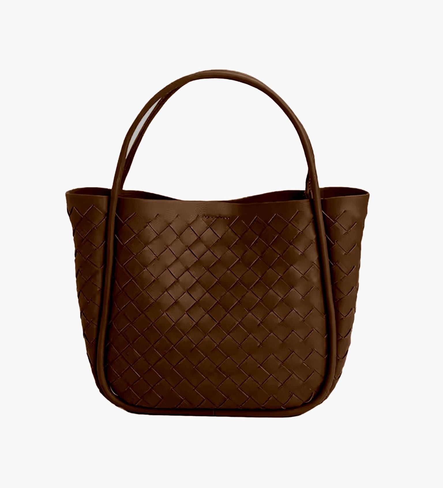 Rizelle Tote Bag – Structured Everyday Handbag with Minimalist Design - in Brown | Arvea Bags
