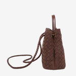 Sabine Woven Suede Handbag – Artisanal, Chic Sophisticated - in Black | Arvea Bags