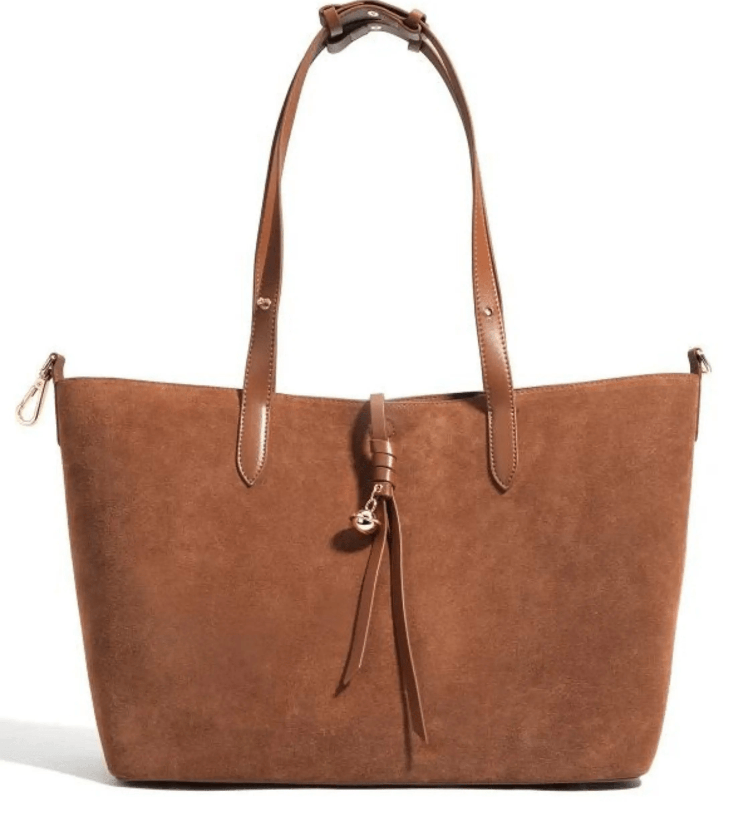 Savannah | Elegant Suede Tote Bag – A Timeless Classic - in Brown | Arvea Bags