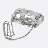 Sequin Shoulder Bag – Party Clutch with Chain Strap - in Silver | Arvea Bags