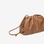 Serena Soft Leather Pouch Bag – Minimalist, Modern & Supple - in Caramel | Arvea Bags