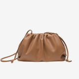 Serena Soft Leather Pouch Bag – Minimalist, Modern & Supple - in Caramel | Arvea Bags