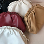 Serena Soft Leather Pouch Bag – Minimalist, Modern & Supple - in Off White | Arvea Bags