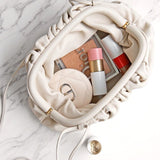 Serena Soft Leather Pouch Bag – Minimalist, Modern & Supple - in Off White | Arvea Bags